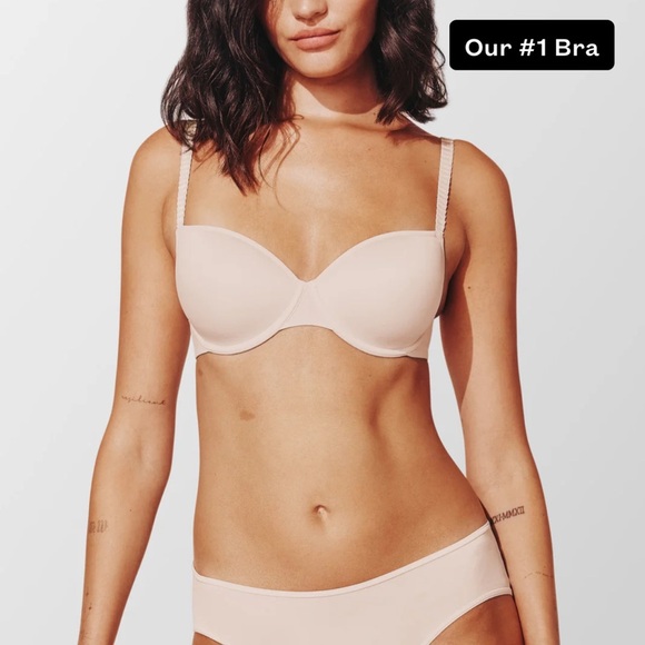 ThirdLove 24/7 Classic T-Shirt Bra Sz. 32C in Soft Pink - Picture 1 of 12